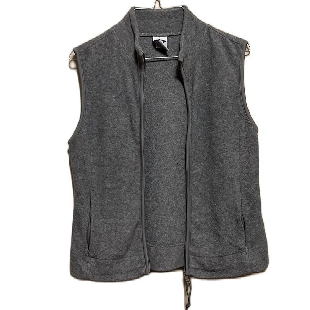 Women’s OLD NAVY Sweater Collared Vest, Heather Gray, Size Small - Picture 1 of 5
